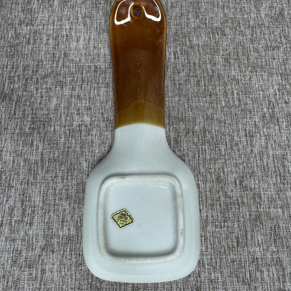 Vintage Otagiri Japan Hand Crafted Ceramic Owl MCM Spoon Rest Vintage 9